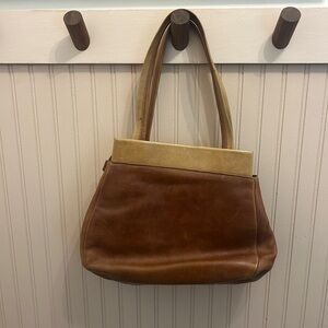 Leather handbag